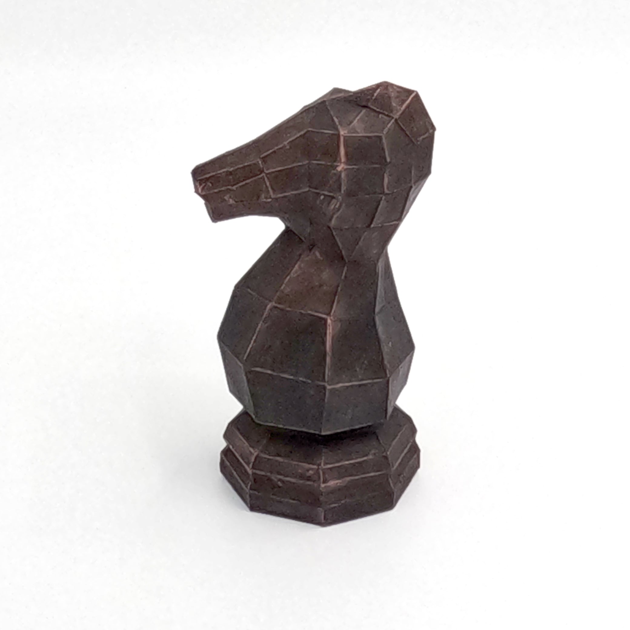 Giant Chess Piece - KNIGHT DIY Low Poly Paper Model Template, Paper Cr ...