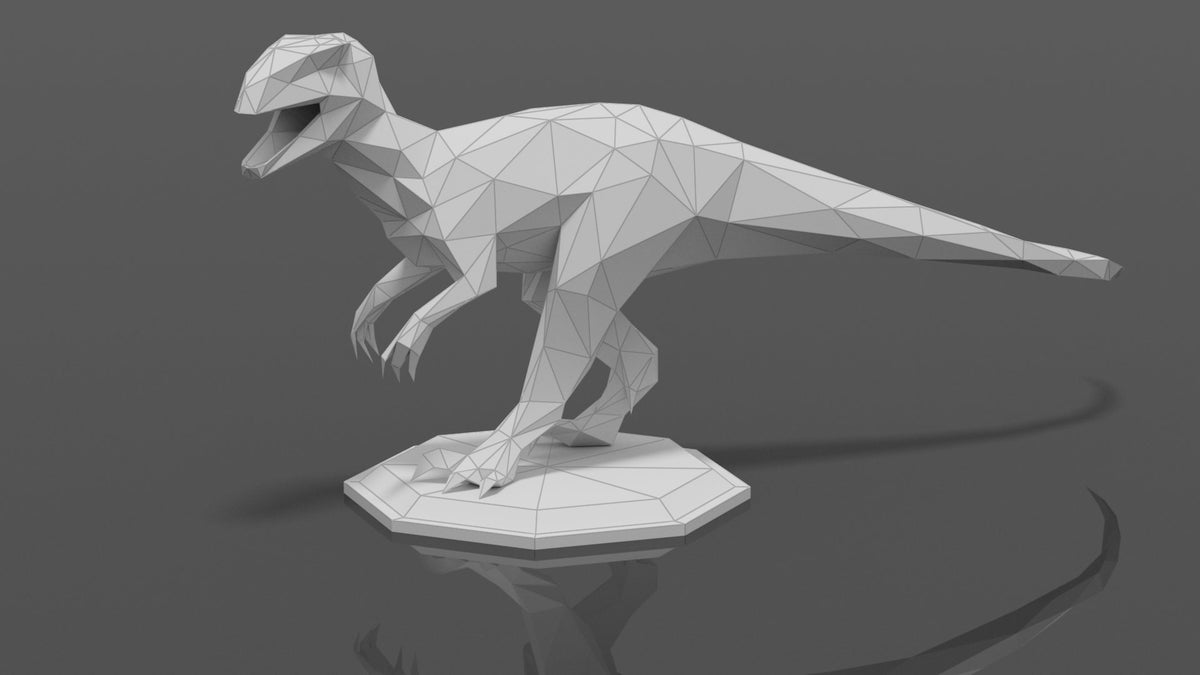 Display Base Template Display Base Platform DIY Low Poly Paper Model Template, Paper Craft ...